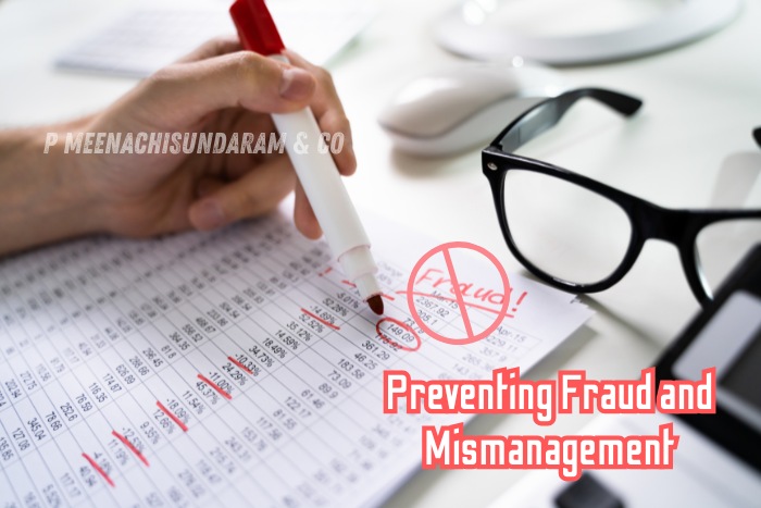 P.Meenachisundaram and Co. in Coimbatore provides expert internal audits to prevent fraud and mismanagement in businesses