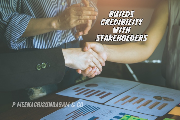Businesses build strong stakeholder relationships through accurate financial audits at P. Meenachisundaram & Co.