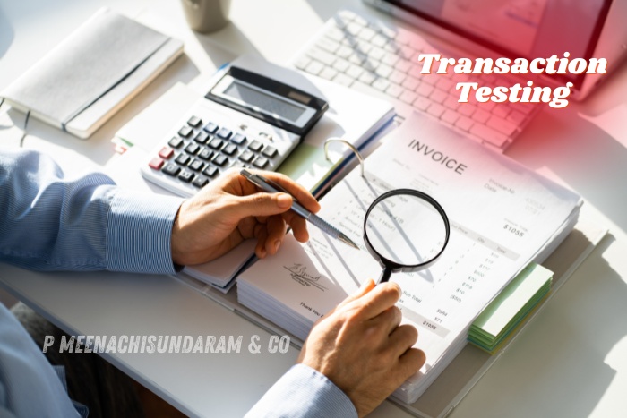 P. Meenachisundaram & Co. in Coimbatore provides precise transaction testing for businesses