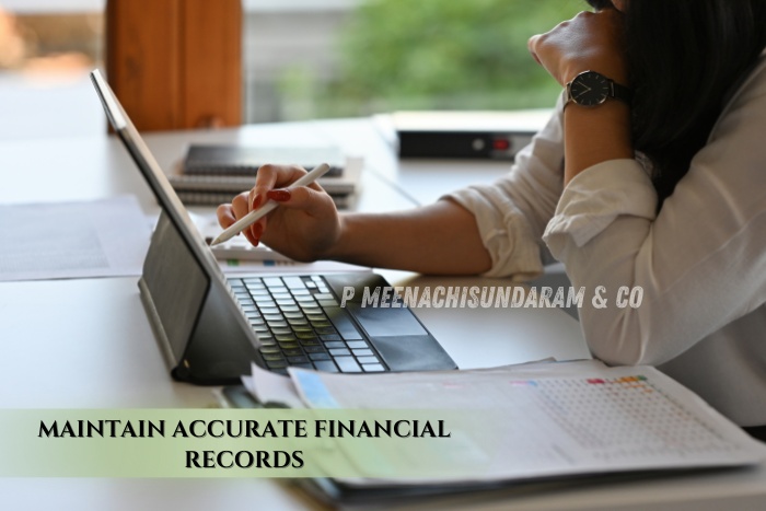 Helps local businesses maintain precise financial records for smooth audits by P Meenachisundaram & Co in Coimbatore